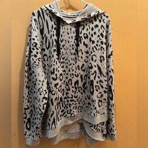 Seven7 leopard print hoodie Size XXL
